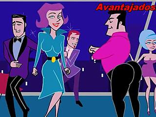 Gay Cartoon Sex At The Party.