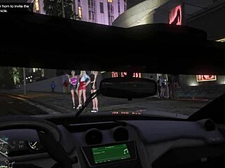 GTA 5 First-Person Hooker Encounter in Car