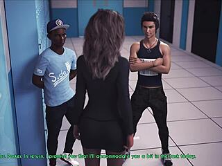 A Wife and Stepmother 241! Hentai Game Anime Mother-in-Law Action.