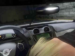 GTA 5 First-Person Hooker Encounter in Car