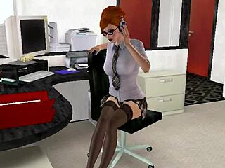 Bold office 3D assfucking fantasy