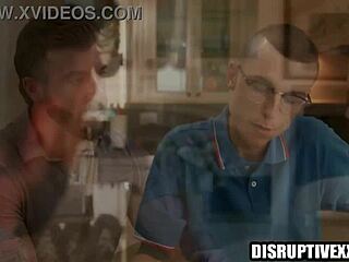 Oh My God! Widower Gets Wild in Gay Bareback Sex with Tattooed Friend!