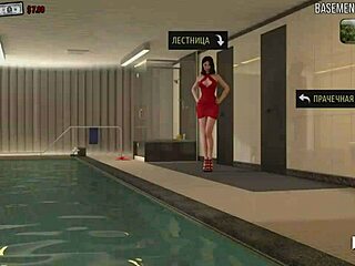 Fashionbusiness Takes A Hot Shower In 3d Cartoon