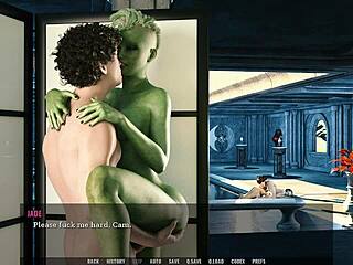 we watched lesbian sex and got wild together