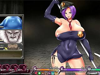 Karryn’s prison hentai game reaches final fight. Naked battle against the captain gets intense.