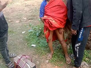 Дебютный уличный трисом с женой Рупали Бенгали