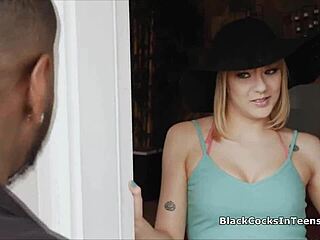 from sunbathing to sucking neighbors big black cock interracial blowjob?