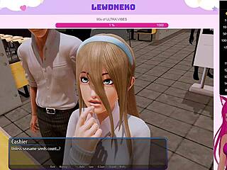 Vtuber Lewdneko Dominates Harem Hotel with Wild Moans