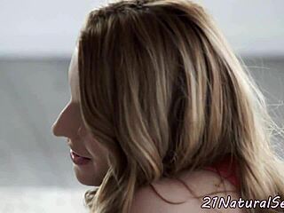 European model in glamour scene with riding and banging