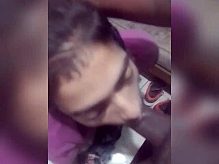 That Wheelchair Guy Is Sucking Huge Black Cock In Public!