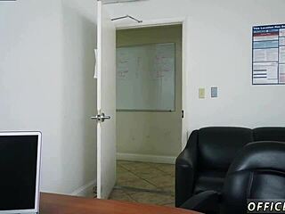 Gay Sex Man Masturbates to Keep Boss Happy