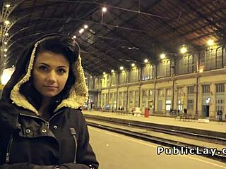 hungarian petite hottie fucks monster cock pov.