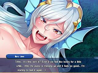 Heroine gangbanged in anime threesome