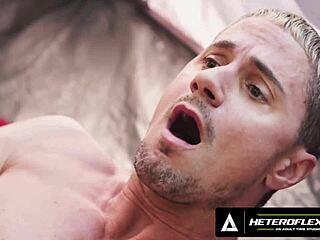 buds skyy knox & tony dangelo jerk off & try anal on camping trip 😏