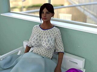 Horny Patient in Wild FFM Cartoon Action