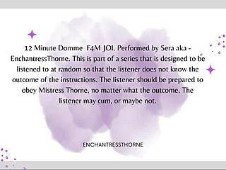 Femdom joi denial part 2 of 12 for f4m