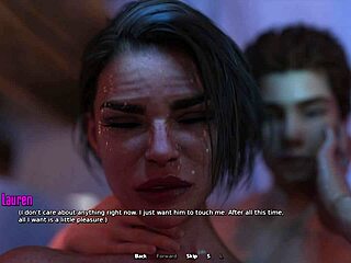 Touching horny stepmom's pussy while bathing - 3d hentai