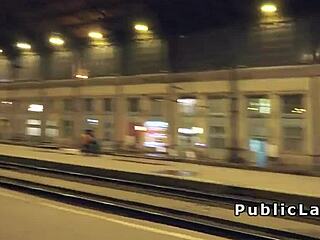 hungarian petite hottie fucks monster cock pov.