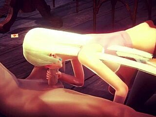 Seven deadly sins hentai 3d shows elizabeth liones sucking and banging hard