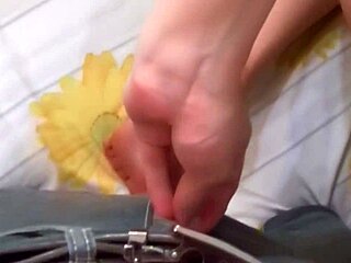 amateur teacher gets a creampie in pov