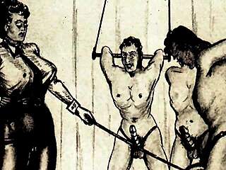 Vintage Erotic Drawings With Sultry Anime Vibes