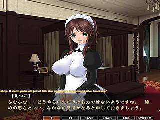 maid-san boin game etsuko scene 2 😍