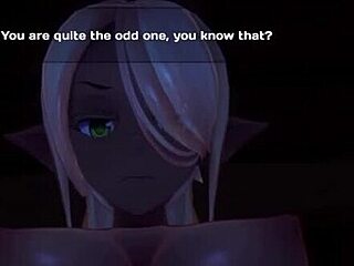 Hot Anime Elf Teen Gets Titjob After Face Sitting in 1080p60fps