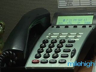 Crazy secretary seduces boss at work