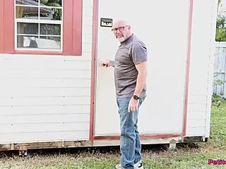 petite teen fucks real man 😍 - electra eats glass