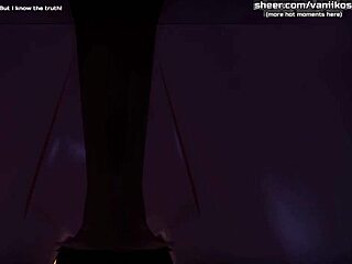 Hot Anime Elf Teen Gets Titjob After Face Sitting in 1080p60fps