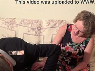 Man, this old Italian slut aunt got nailed hard by a young stud!
