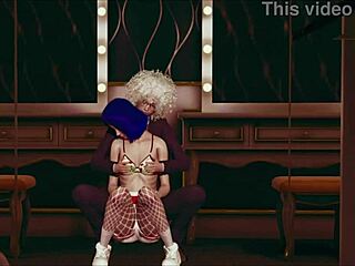 Cute 3D Lesbian Girls In Pantyhose Kissing