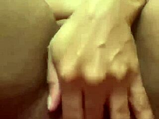 Exploring Swollen Area with Vibrator and Dildo