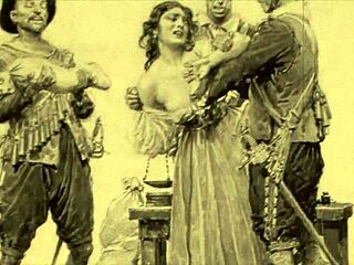 Vintage erotic drawings intensely