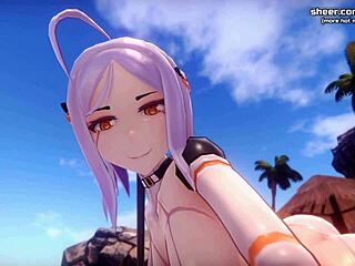 Hot Anime Elf Teen Gets Titjob After Face Sitting in 1080p60fps