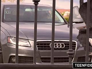 Watch Aubrey Sinclair get fucked and covered in cum!