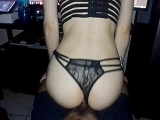 we fucked deliciously, creampie oozing from girlfriend's vagina