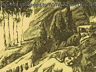 These vintage erotic drawings stir up such wild, nostalgic desires!