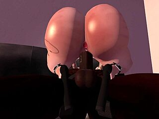 Yo, in Second Life, a black guy bangs a redhead white chick on her couch!