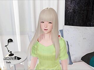 ripples 43: anime game where clothes get ripped in 3d hentai cartoon scene