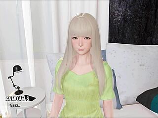 ripples 43: anime game where clothes get ripped in 3d hentai cartoon scene