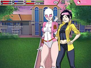 Bent over for a wild threesome in doggystyle action