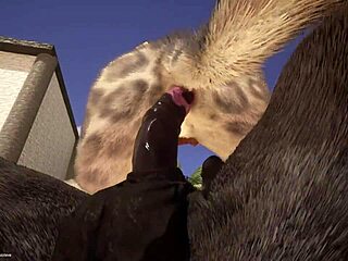 Wild life furry hentai with intense action