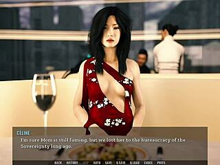 Damn! Footjob action in restaurant hentai!