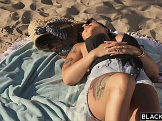 The milf icon eva angelina makes her first blacked appearance, loving that monster cock.