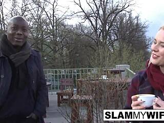 Blonde Slut Takes Huge Black Dick in Her Ass