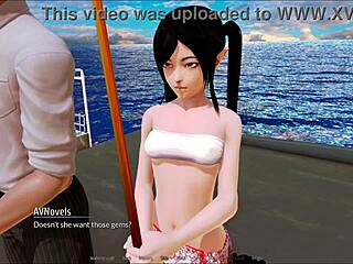 Chatting about the latest harem hotel game episode