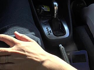 real cuckold wife meets horny fan in car?