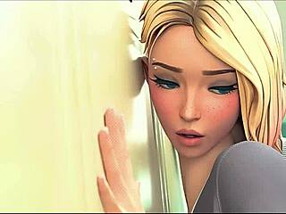 Anime monster fantasy unfolds with funky sync dance moves in hentai.