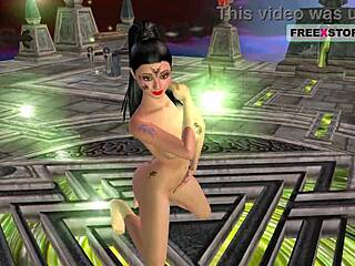 Animated 3D cartoon of Indian teen in positions